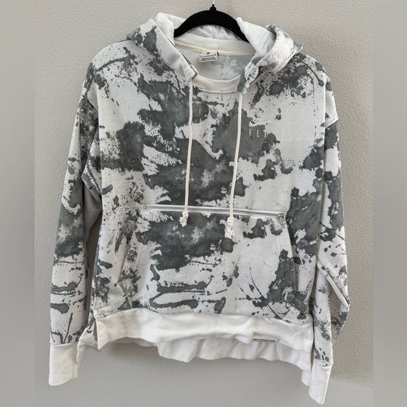Nike Tops - Nike Fly Standard Issue Women’s Black Gray and White Hoodie